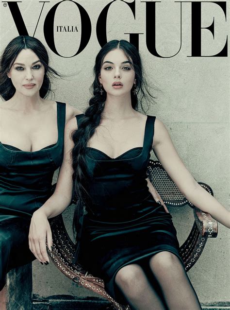 monica bellucci deva cassel vogue